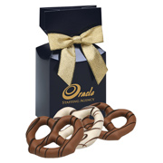 Chocolate Covered Pretzels - Navy Box