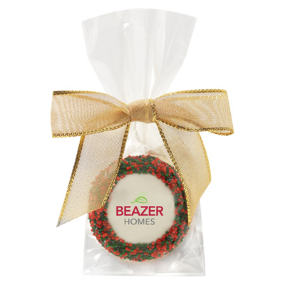 Custom Chocolate Covered Oreo Favor Bag - Holiday