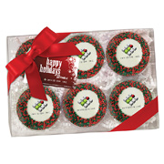 Elegant Chocolate Covered Oreo Gift Box (6 Pack) - Holiday