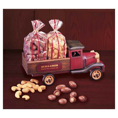 Vintage 1931 Pick-up Truck With Milk Chocolate Almonds and Cashews