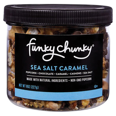 FunkyChunky Sea Salt Caramel Popcorn Mini Canister