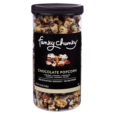 FunkyChunky Chocolate Popcorn Tall Canister