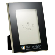 Black Glass Photo Frame