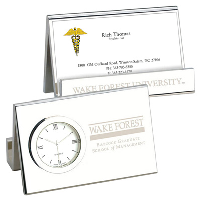 Time-Card Business Card Holder