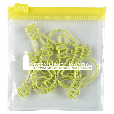Bulb Yellow Clipsters in a Pouch