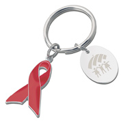 Awareness Keychain - Red