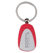 Tear Drop Metal Key Tag