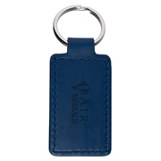 Tuscany PU Leather Rectangle Key Ring