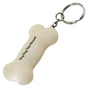 Light Up Dog Bone Keytag