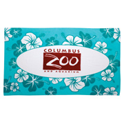 12 lb./doz. Hibiscus Pattern Beach Towel