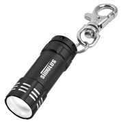 Mini Aluminum LED Flashlight With Key Clip