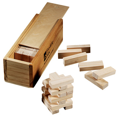 Tumbling Tower Wooden Block Game