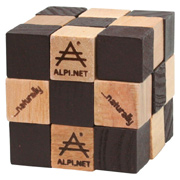 Wooden Elastic Cube Puzzle