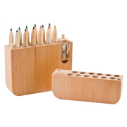 12-Piece Colored Pencil Set With Sharpener