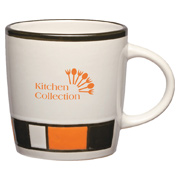 14 oz. Color Block Ceramic Mug