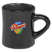 12 oz. Thick Grip Glossy Ceramic Diner Mug