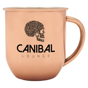 16 oz. Stainless Steel Copper Coated Moscow Mule Mug