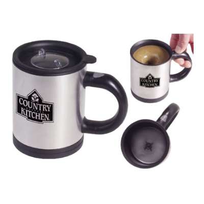 12 oz. Stainless Steel Stir Mug