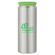 17 oz. Aluminum Bottle With Silicone Lid