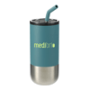 oz. Stainless Steel Tumbler With Straw