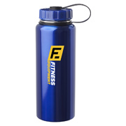 34 oz. Stainless Steel Sports Bottle With Lid