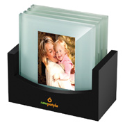 Frosted Photo Coaster Set