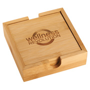 Bamboo Coaster Set