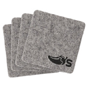Linden Recycled Felt Coasters - Set of 4