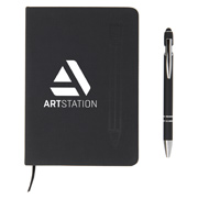 Magnetic Journal and Metal Pen Set