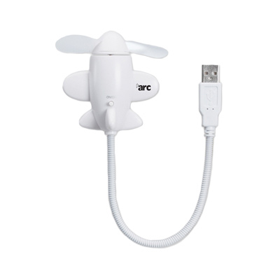 Kikkerland Airplane USB Mini Fan