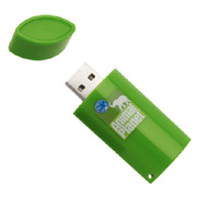 4GB Riclado 100% Post-Consumer Recycled Flash Drive