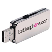 8GB Stainless USB 2.0 Flash Drive