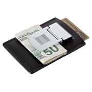 Zippo Spring Loaded Leather Money Clip