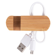 Bamboo Desktop Cable Organizer