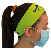 Cooling Headband With Mask Support