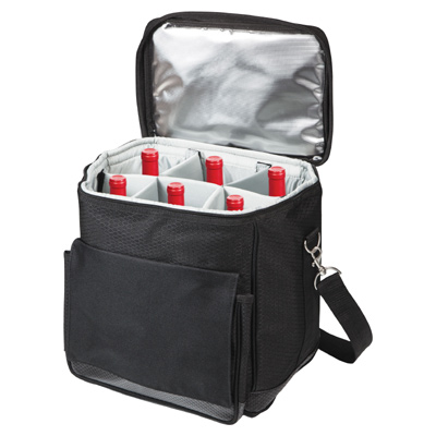 Cellar 6-Bottle Wine Carrier and Cooler Tote