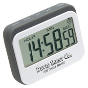 Soft-Touch Widescreen Kitchen Timer and Clock