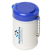 Travel Well Sanitizer Wipes Key Chain