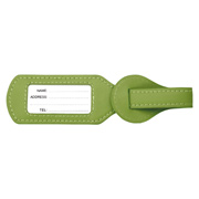 Colorplay Leather Luggage Tag