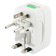 Universal Travel Adapter Plug With Storage Pouch