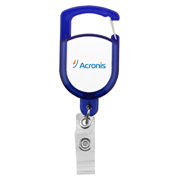 Carabiner Retractable Badge Holder