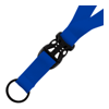 3/4″ Polyester Lanyard With Slide Buckle Release and Split-Ring