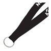 1/2″ Polyester Lanyard With Sewn Metal Split-Ring